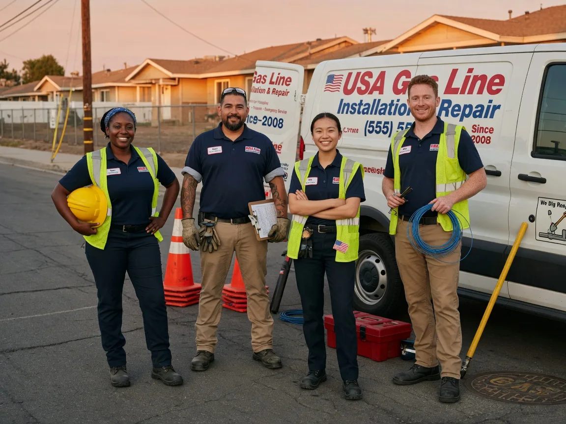 Gas Line Installation company in Bayside, TX